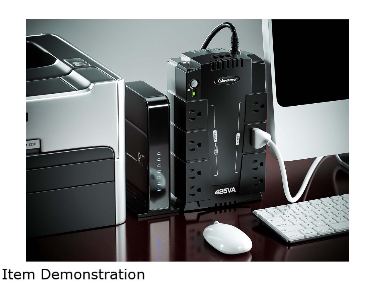 CyberPower Standby Series CP425SLG 425 VA 255 Watts 8 Outlets UPS