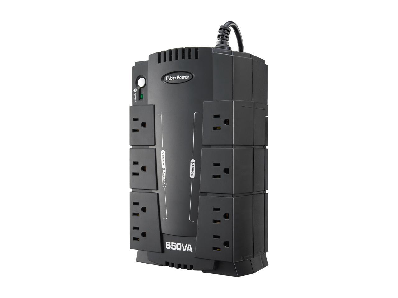 CyberPower Standby Series CP550SLG 550 VA 330 Watts 8 Outlets UPS