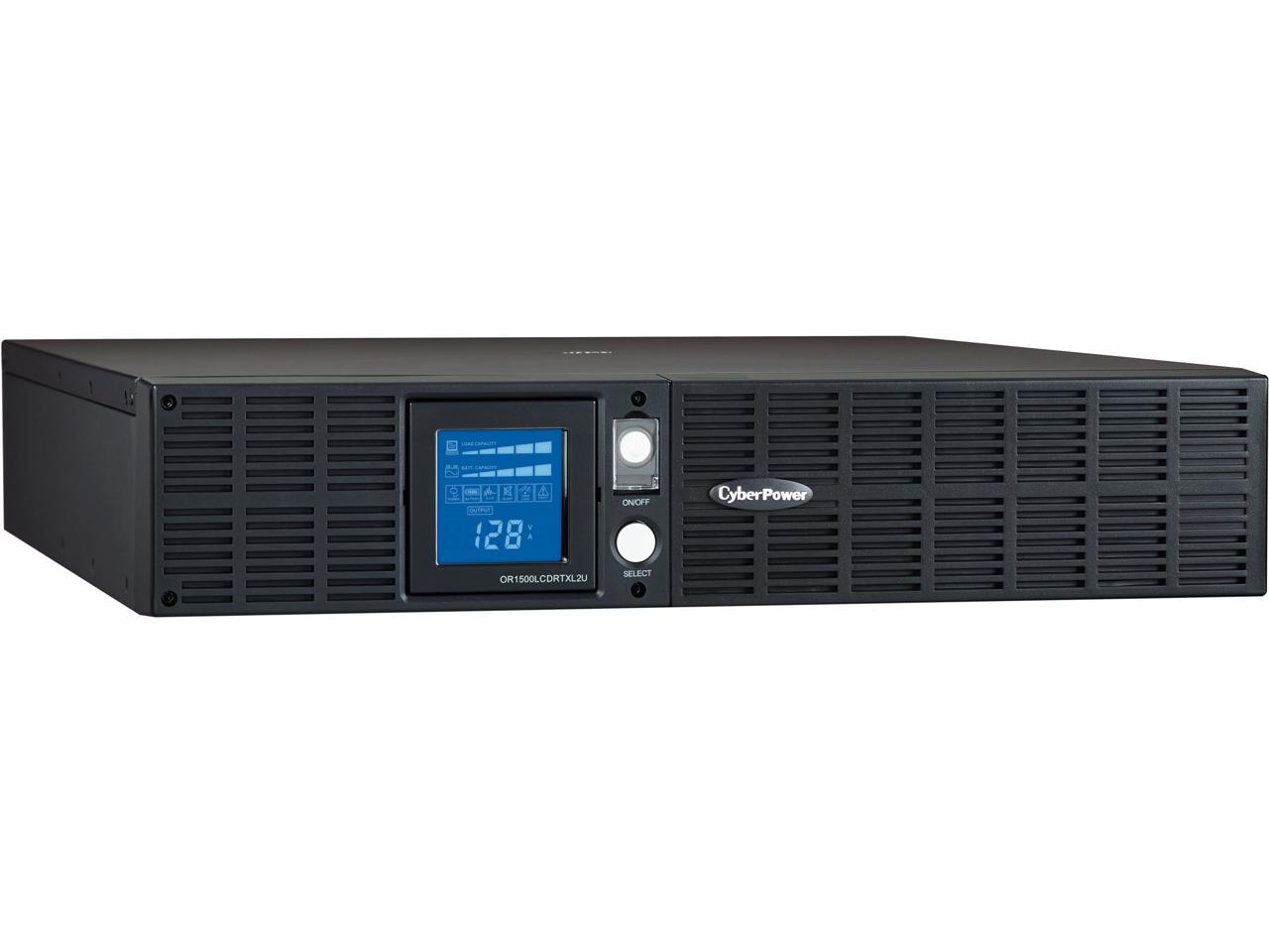 CyberPower OR1500LCDRTXL2U 1500 VA 1125 W 8 Outlets UPS