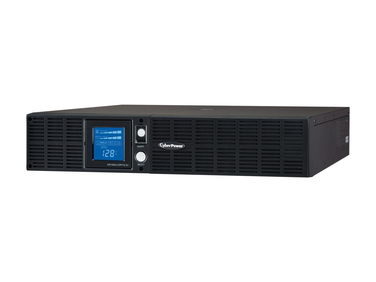 CyberPower OR1500LCDRTXL2U 1500 VA 1125 W 8 Outlets UPS