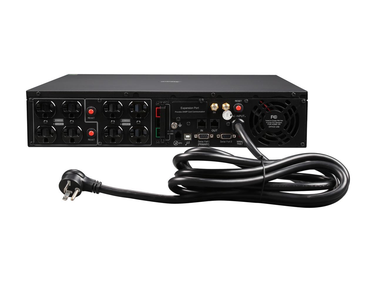 CyberPower Smart App LCD OR2200LCDRTXL2U 2190 VA 1650 W 8 Outlets UPS