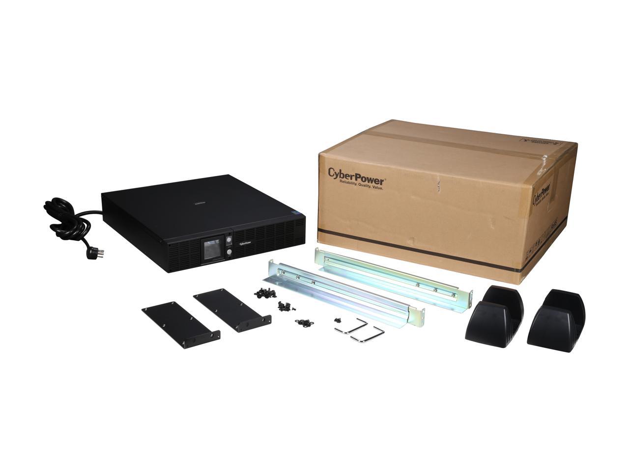 CyberPower Smart App LCD OR2200LCDRTXL2U 2190 VA 1650 W 8 Outlets UPS