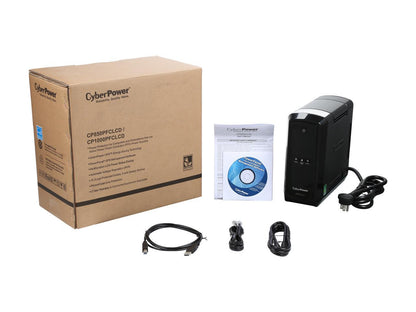 CyberPower CP850PFCLCD PFC Sinewave UPS 850 VA 510 Watts PFC Compatible Mini-Tower