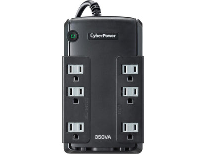 CyberPower Standby Series CP350SLG 350 VA 255 Watts 6 Outlets UPS