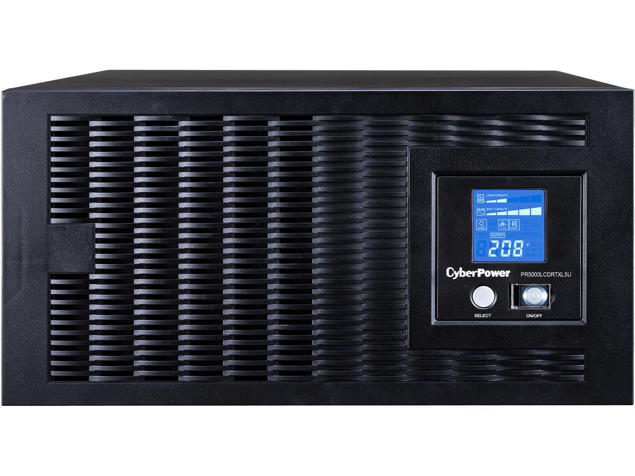 CyberPower PR5000LCDRTXL5U 5000 VA 4000 W 5 Outlets UPS