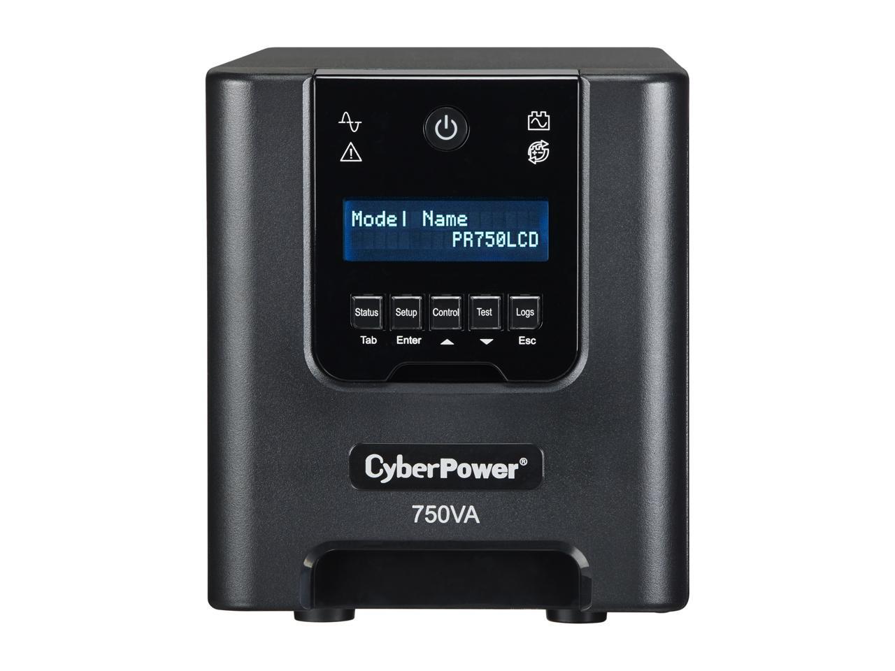 CyberPower Sinewave PR750LCD 750 VA 525 W 6 Outlets Mini-tower UPS