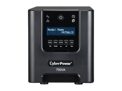 CyberPower Sinewave PR750LCD 750 VA 525 W 6 Outlets Mini-tower UPS