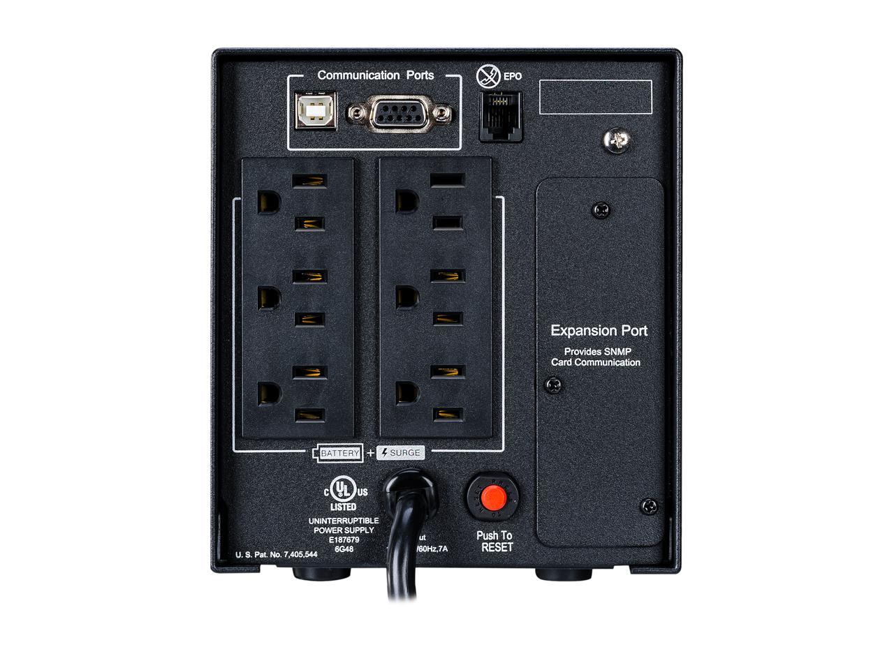 CyberPower Sinewave PR750LCD 750 VA 525 W 6 Outlets Mini-tower UPS