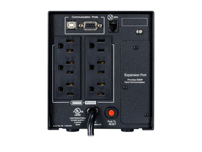 CyberPower Sinewave PR750LCD 750 VA 525 W 6 Outlets Mini-tower UPS