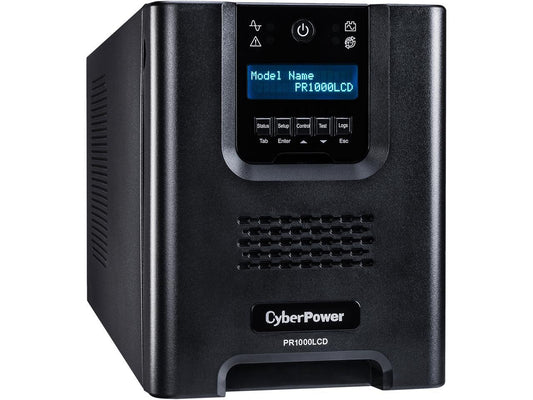 CyberPower Smart App Sinewave PR1000LCD 1000VA Pure Sine Wave Mini-Tower LCD UPS