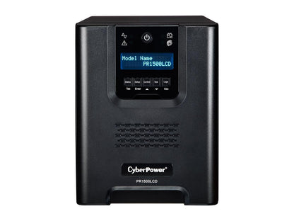 CyberPower Smart App Sinewave PR1500LCD 1500VA Pure Sine Wave Mini-Tower LCD UPS