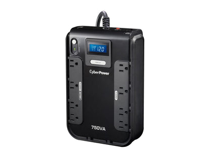 CyberPower CP750LCD 750 VA 420 Watts 8 Outlets UPS