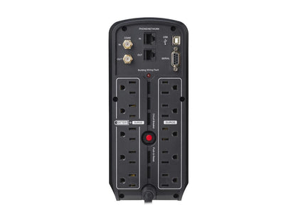 CyberPower TAA Compliant CP1000PFCLCDTAA UPS 1000VA 510W PFC Compatible Pure Sine Wave