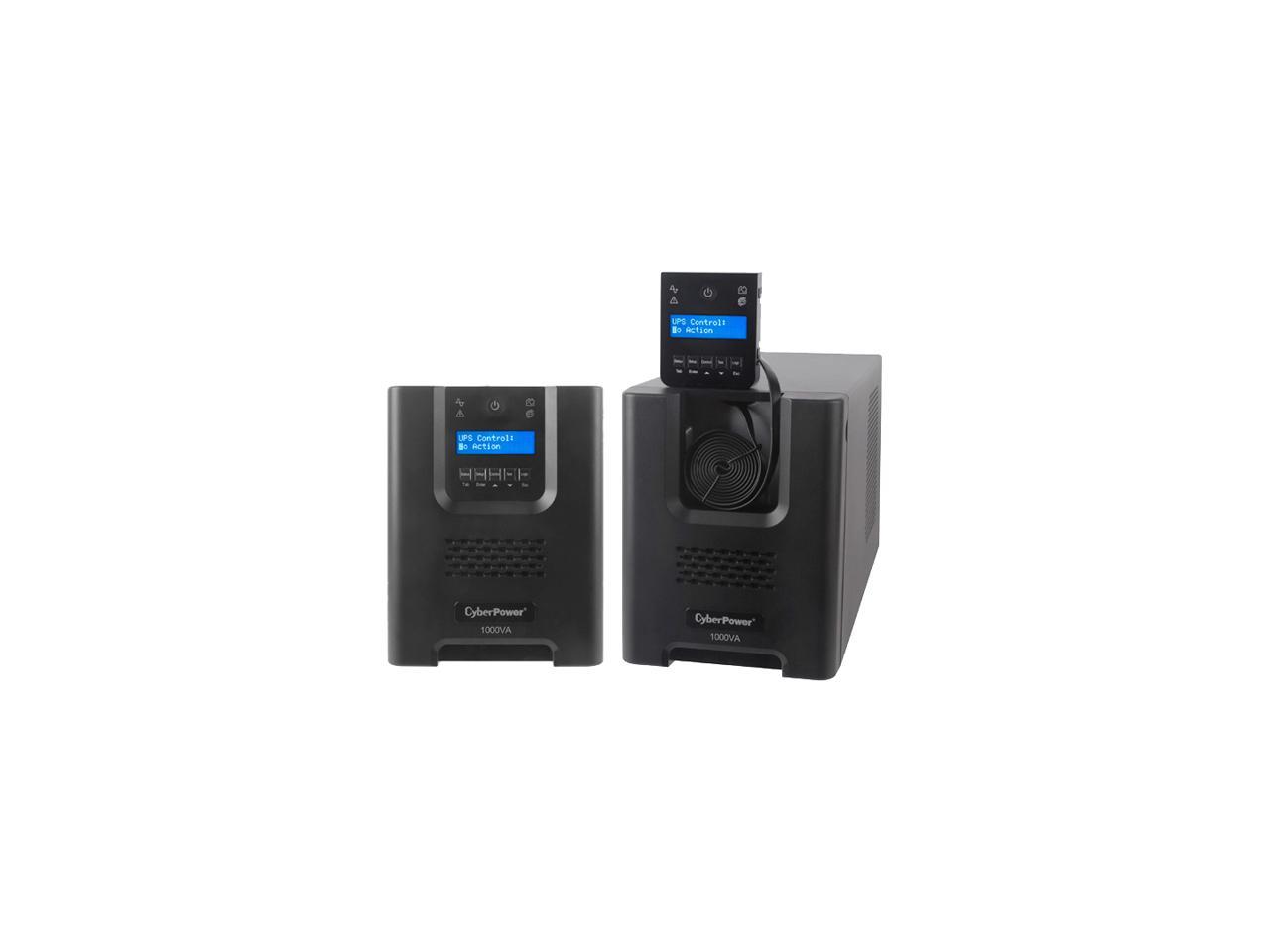 CyberPower TAA Compliant Smart App Sinewave PR1000LCDTAA 1000VA Sine Wave Tower LCD UPS