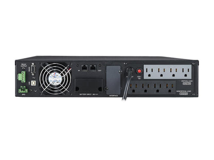 CyberPower Smart App Online OL1500RTXL2U 1500VA 100-125V Pure Sine Wave LCD Rack/Tower UPS