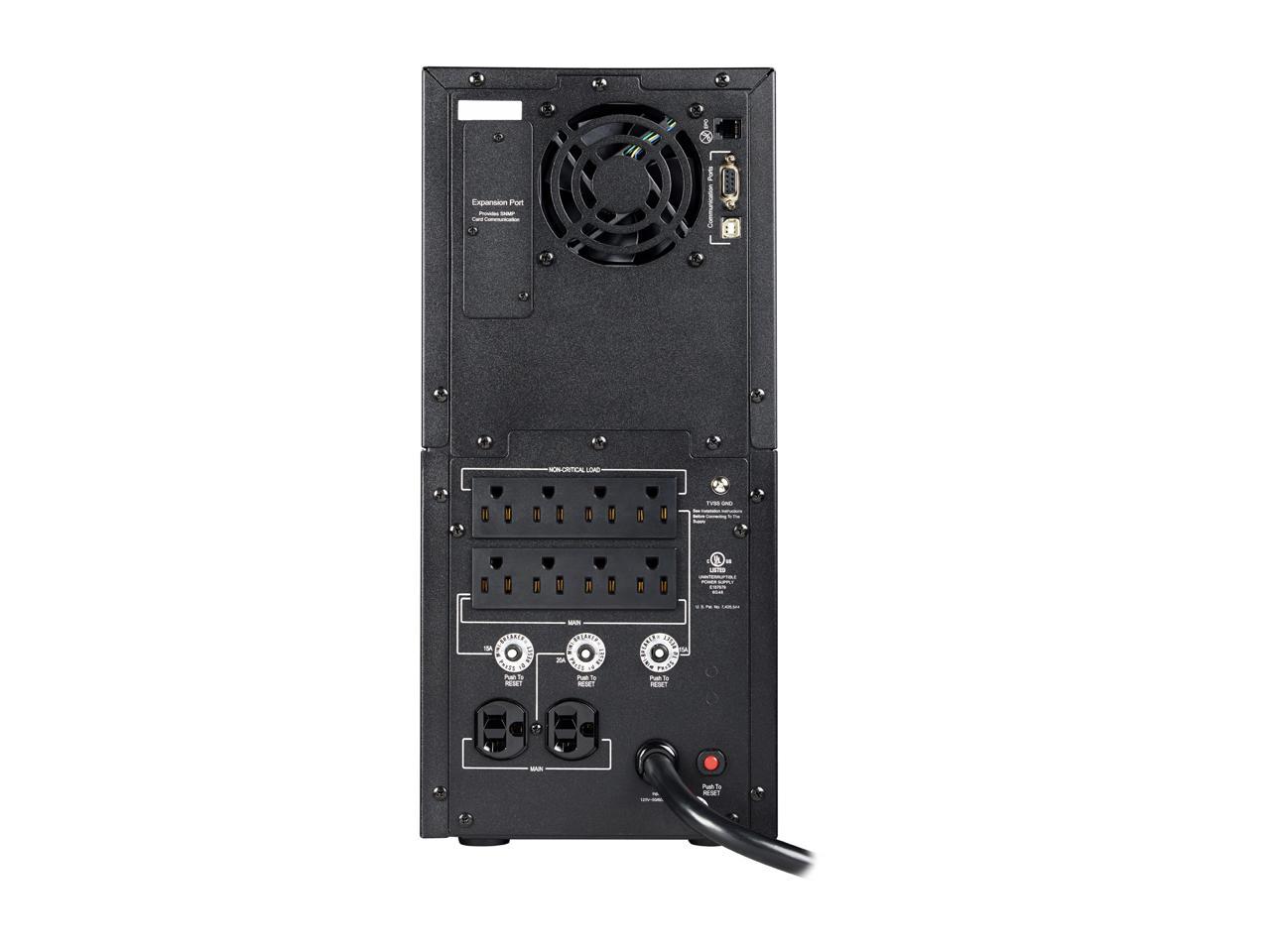 CyberPower Smart App Sinewave PR2200LCD 2200VA Pure Sine Wave Tower LCD UPS