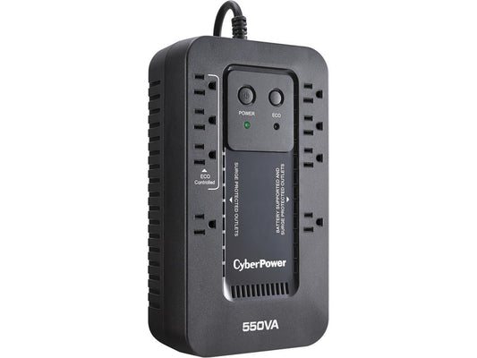 CyberPower EC550G ECO 550VA/330W Energy Efficient Desktop UPS