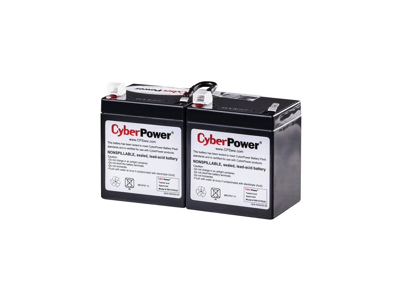 CyberPower RB1270X2A UPS Replacement Battery Cartridge 12V 7AH