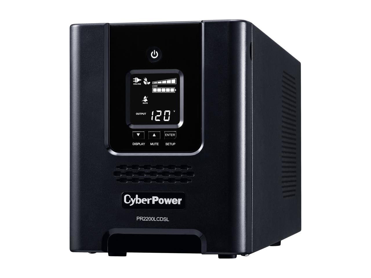 CyberPower Smart App Sinewave PR2200LCDSL 2070 VA 1980W 7 Outlets UPS