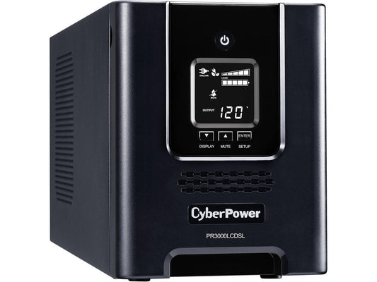 CyberPower Smart App Sinewave PR3000LCDSL 3000 VA 2700 Watts 7 Outlets UPS