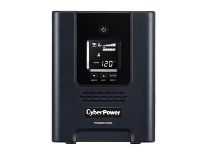 CyberPower Smart App Sinewave PR3000LCDSL 3000 VA 2700 Watts 7 Outlets UPS