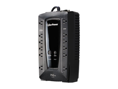 CyberPower AVRG750U 750 VA 450 Watts 12 Outlets Compact UPS w/ Automatic Voltage Regulation