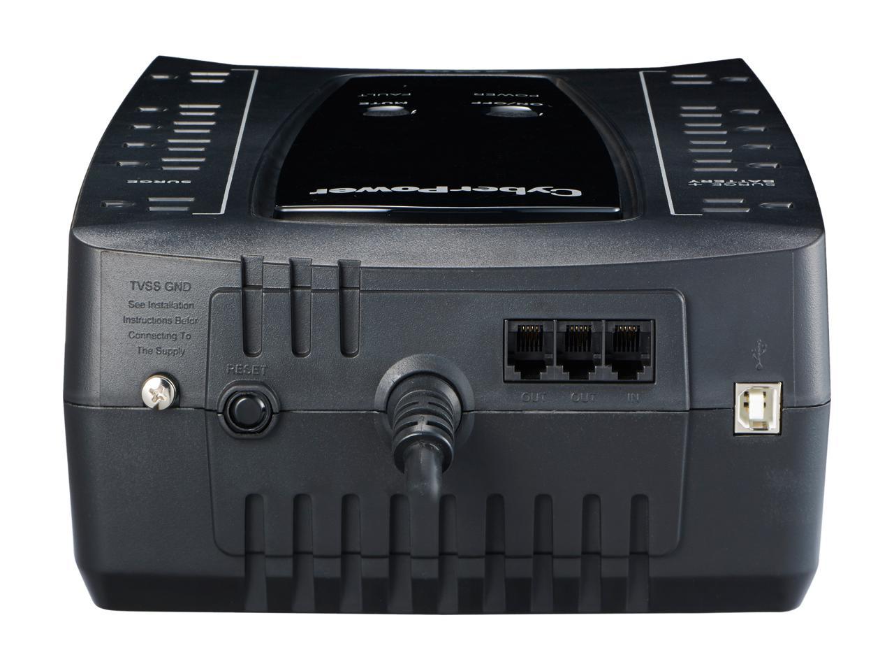 CyberPower AVRG900U 900 VA 480 Watts 12 Outlets Compact UPS w/ Automatic Voltage Regulation