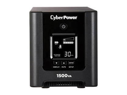 CyberPower PFC Sinewave Series OR1500PFCLCD 1500 VA 1050 Watts 8 Outlets UPS
