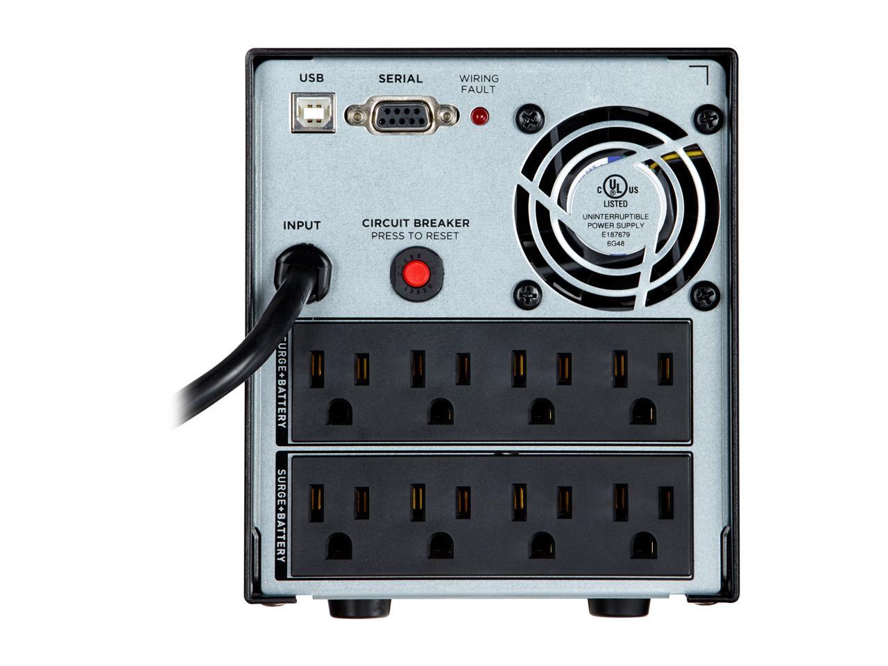 CyberPower PFC Sinewave Series OR1500PFCLCD 1500 VA 1050 Watts 8 Outlets UPS