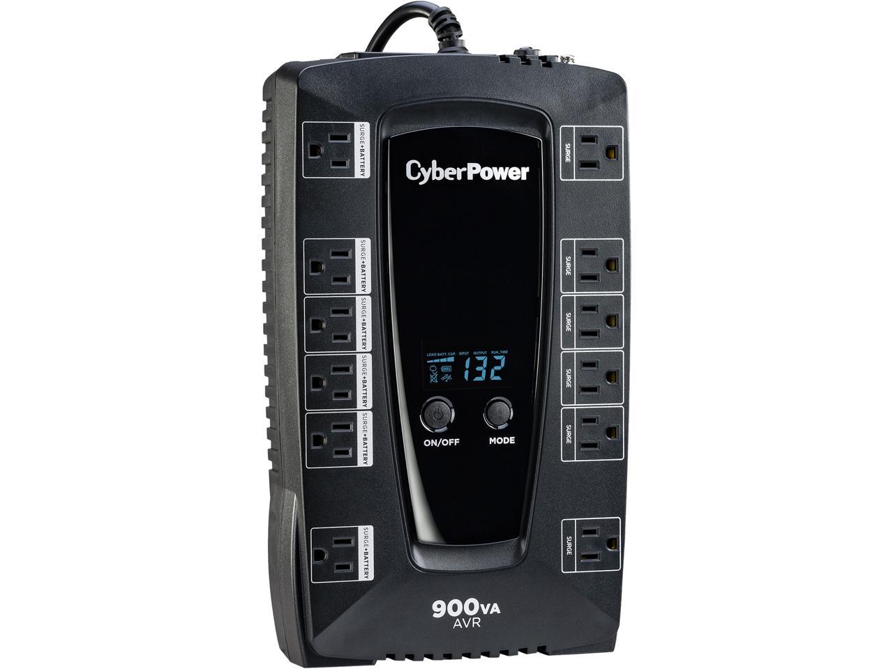 CyberPower Intelligent LCD Series AVRG900LCD 900VA 480W UPS