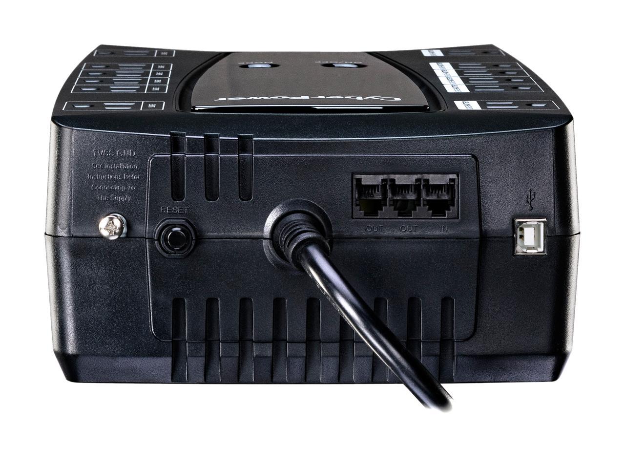 CyberPower Intelligent LCD Series AVRG900LCD 900VA 480W UPS