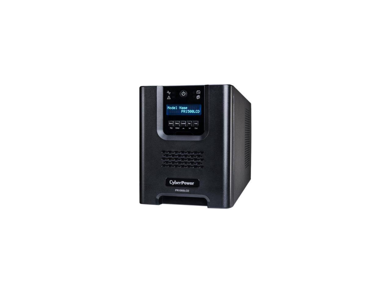 CyberPower Smart App Sinewave PR1500LCDN 1500 VA 1050 W 8 Outlets UPS