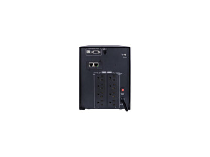 CyberPower Smart App Sinewave PR1500LCDN 1500 VA 1050 W 8 Outlets UPS