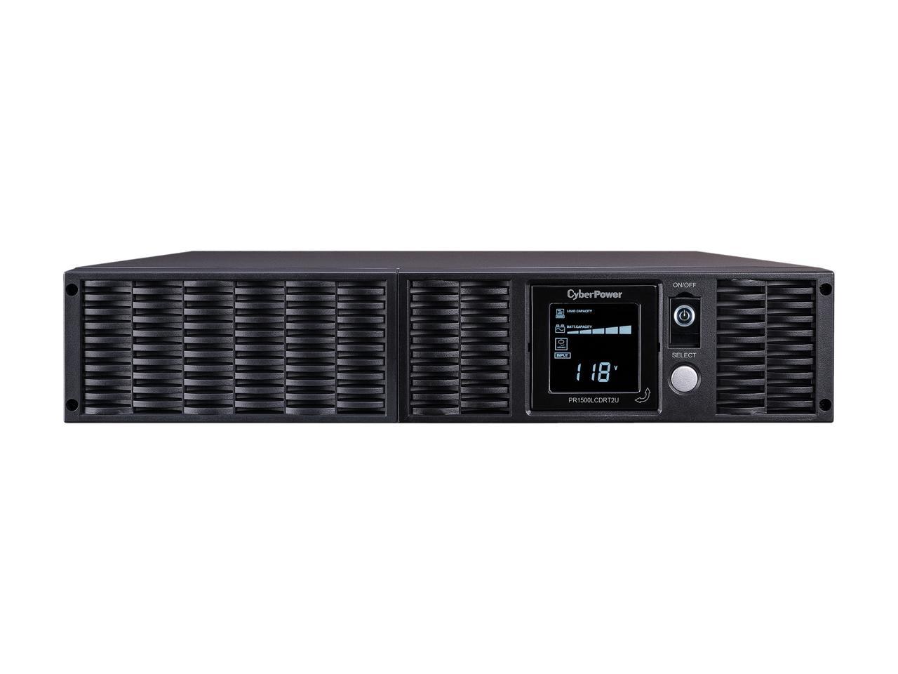 CyberPower Smart App Sinewave PR1500LCDRT2UN 1500 VA 1350 W 8 Outlets UPS