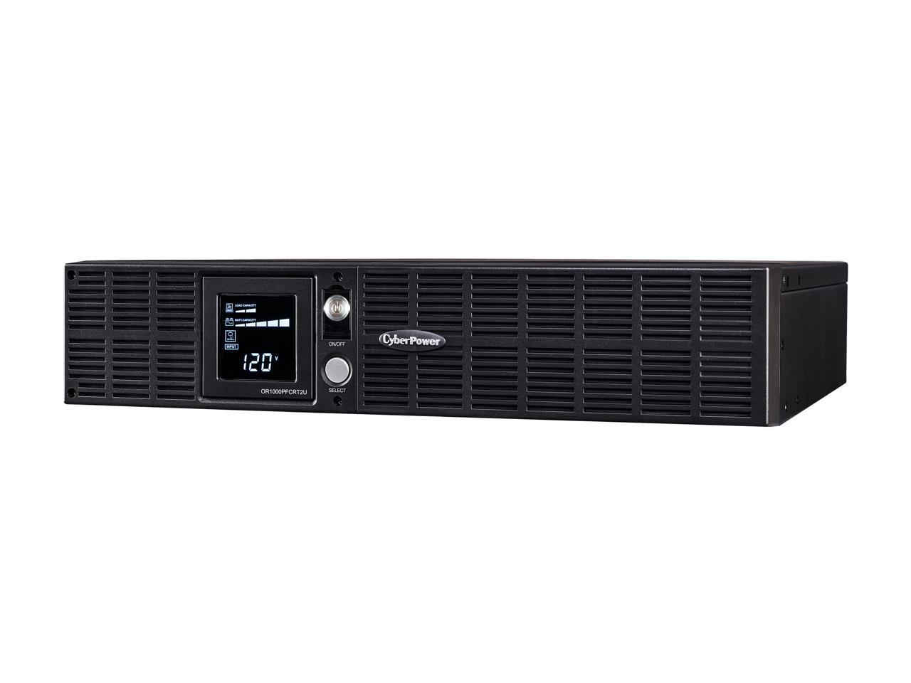 CyberPower OR1000PFCRT2U 1,000 VA 700 Watts 8 Outlets UPS (Back Up Power Supply)
