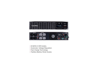 CyberPower Smart App Sinewave PR1500RT2UN 1.5KVA Tower/Rack Convertible UPS