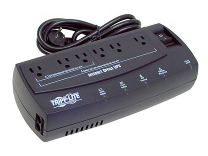 Tripp Lite 300 VA Standby UPS Back Up, 120V 150 Watts Ultra-Compact Desktop 6 Outlets, Tel / DSL / Ethernet Protection, TAA (INTERNETOFFICE300)