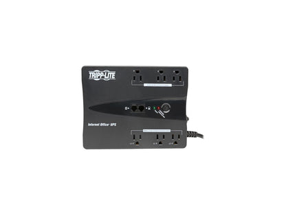 Tripp Lite Internet Office 120V 350 VA 180 Watts Standby UPS, 6 Outlets (NEMA 5-15R), 5-15P Plug, DB9, Tel/DSL (INTERNET350SER)