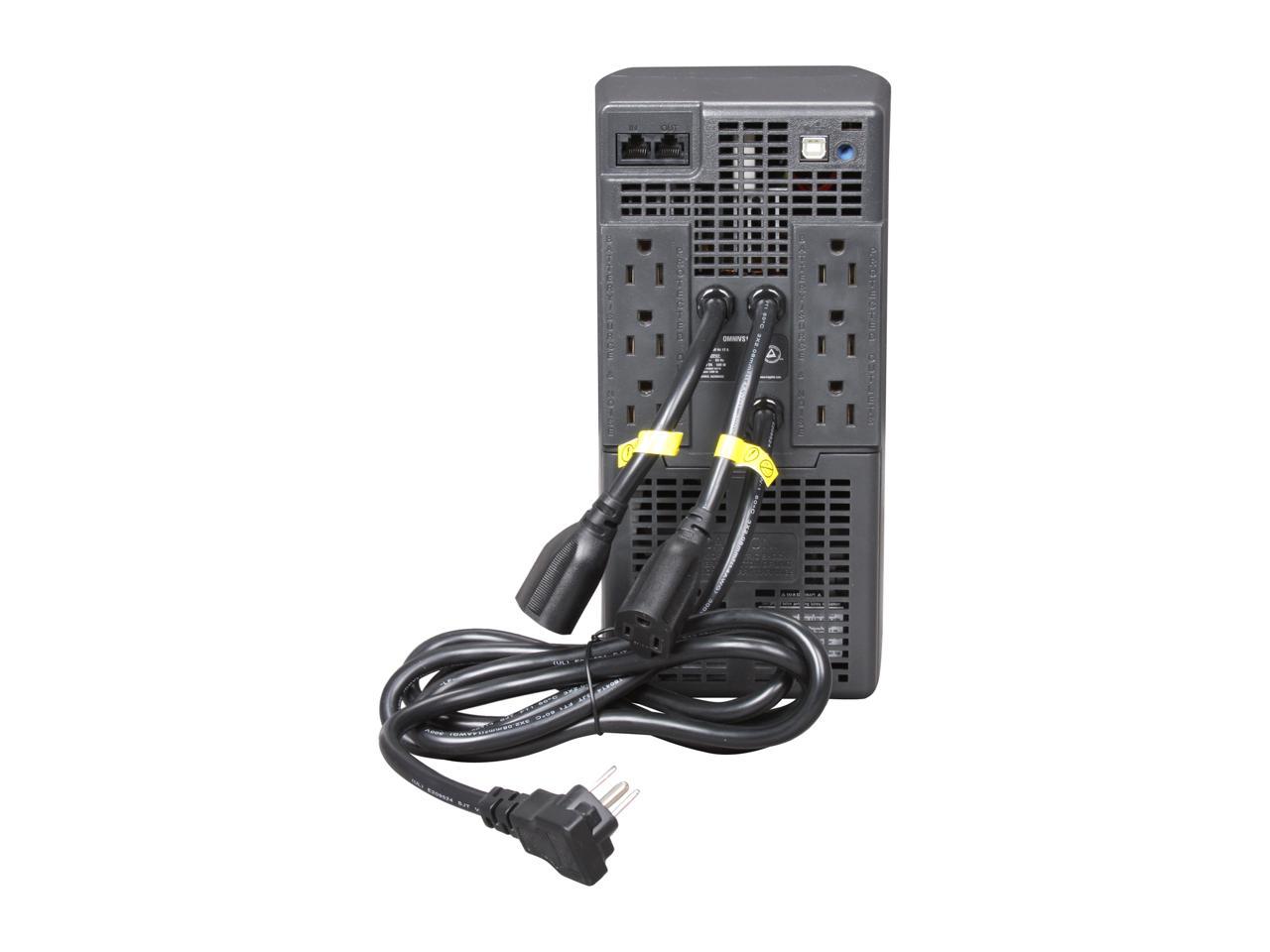 Tripp Lite OMNIVS1000 OMNI VS 1000 VA 500 Watts 8 Outlets Line Interactive Tower UPS