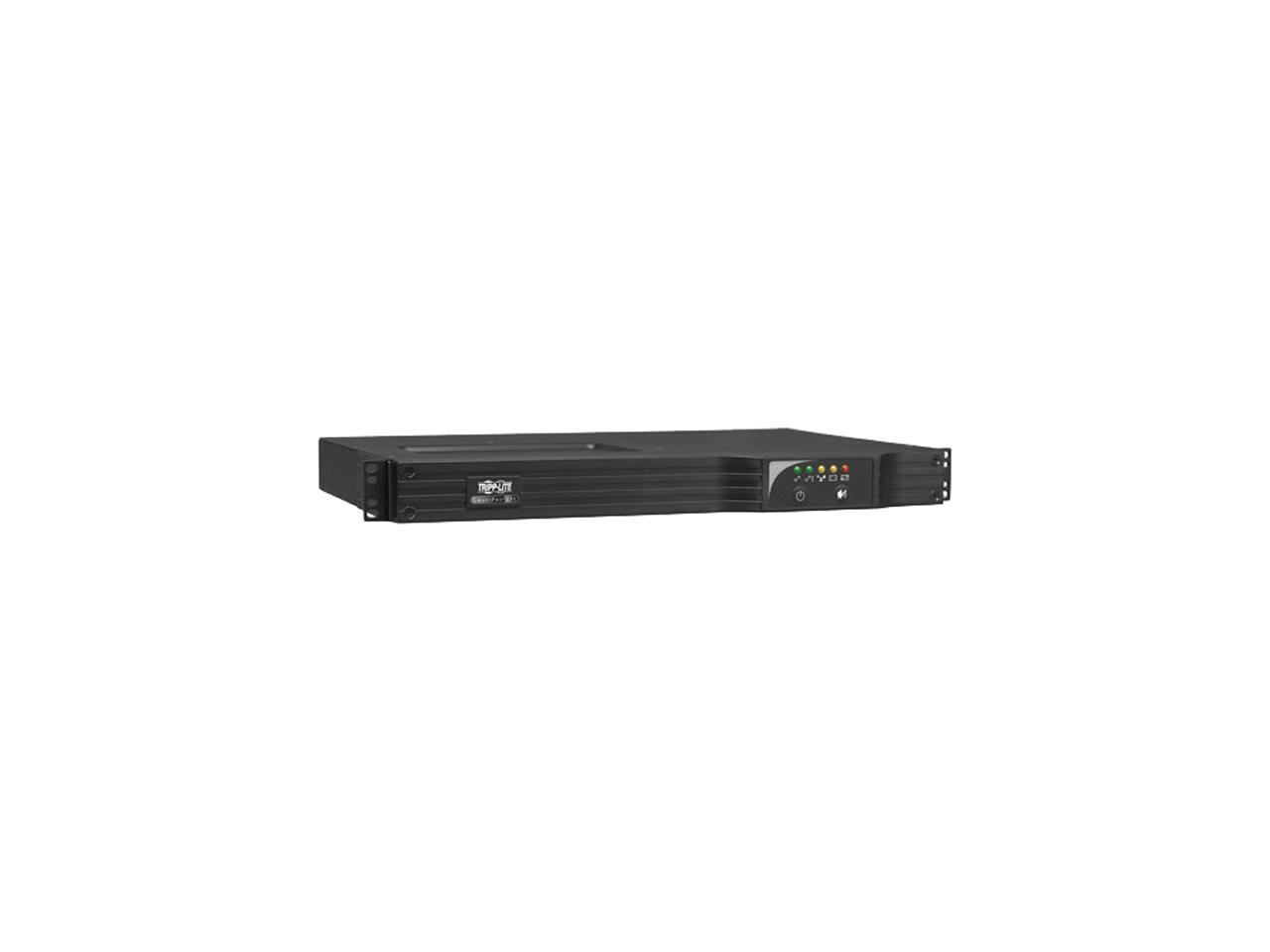 Tripp Lite SMART500RT1U 500 VA 300 Watts 1U Rackmount 6 Outlets Line Interactive UPS