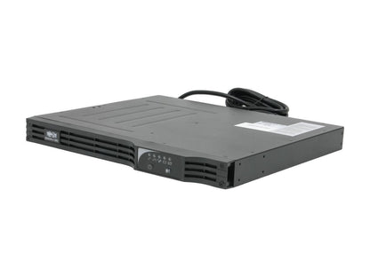 Tripp Lite Smart 750VA Sine Wave UPS Back Up, Line-Interactive 120V 600W, 1U Rackmount, Network Management Card Options, USB, DB9 Serial (SMART750RM1U)