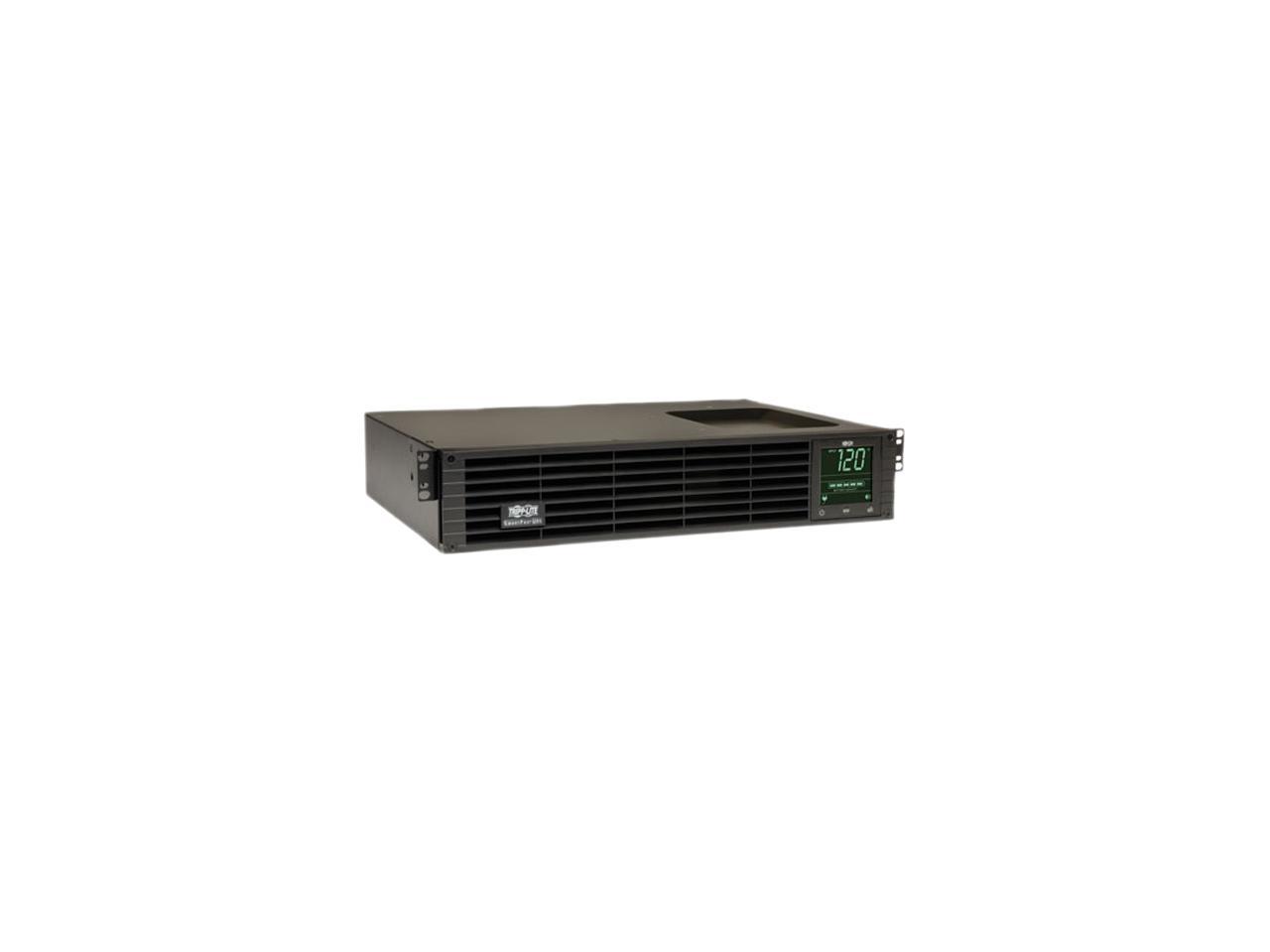 Tripp Lite SMART750RMXL2U 750VA 600W UPS Smart Rackmount AVR LCD 120V USB DB9 SNMP 2URM, 6 Outlets