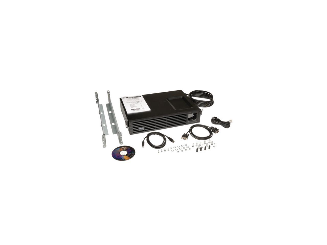 Tripp Lite SMART750RMXL2U 750VA 600W UPS Smart Rackmount AVR LCD 120V USB DB9 SNMP 2URM, 6 Outlets