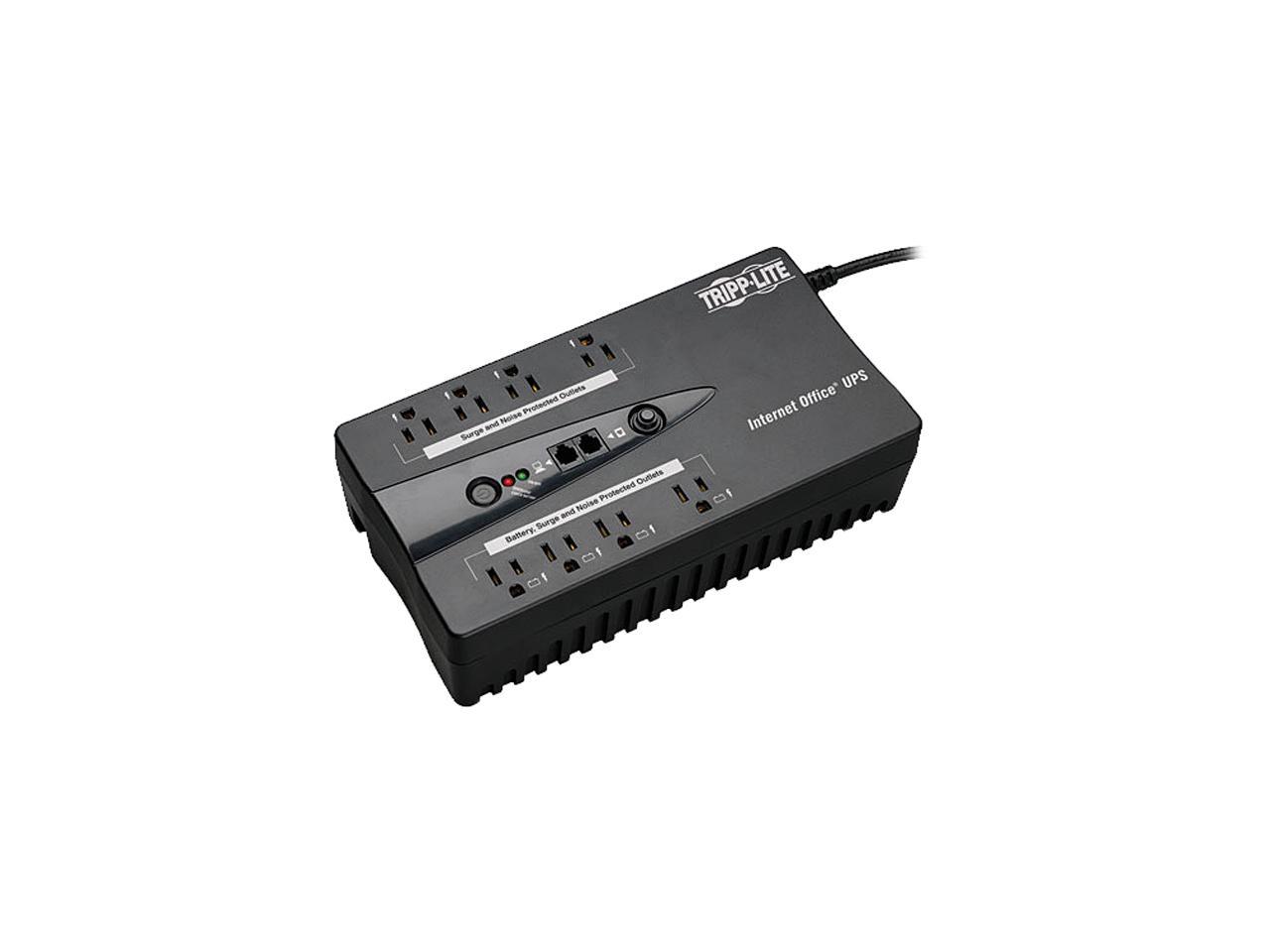 Tripp Lite Internet Office 120V 550 VA 300 Watts Standby UPS, Ultra-Compact Desktop, USB (INTERNET550U)