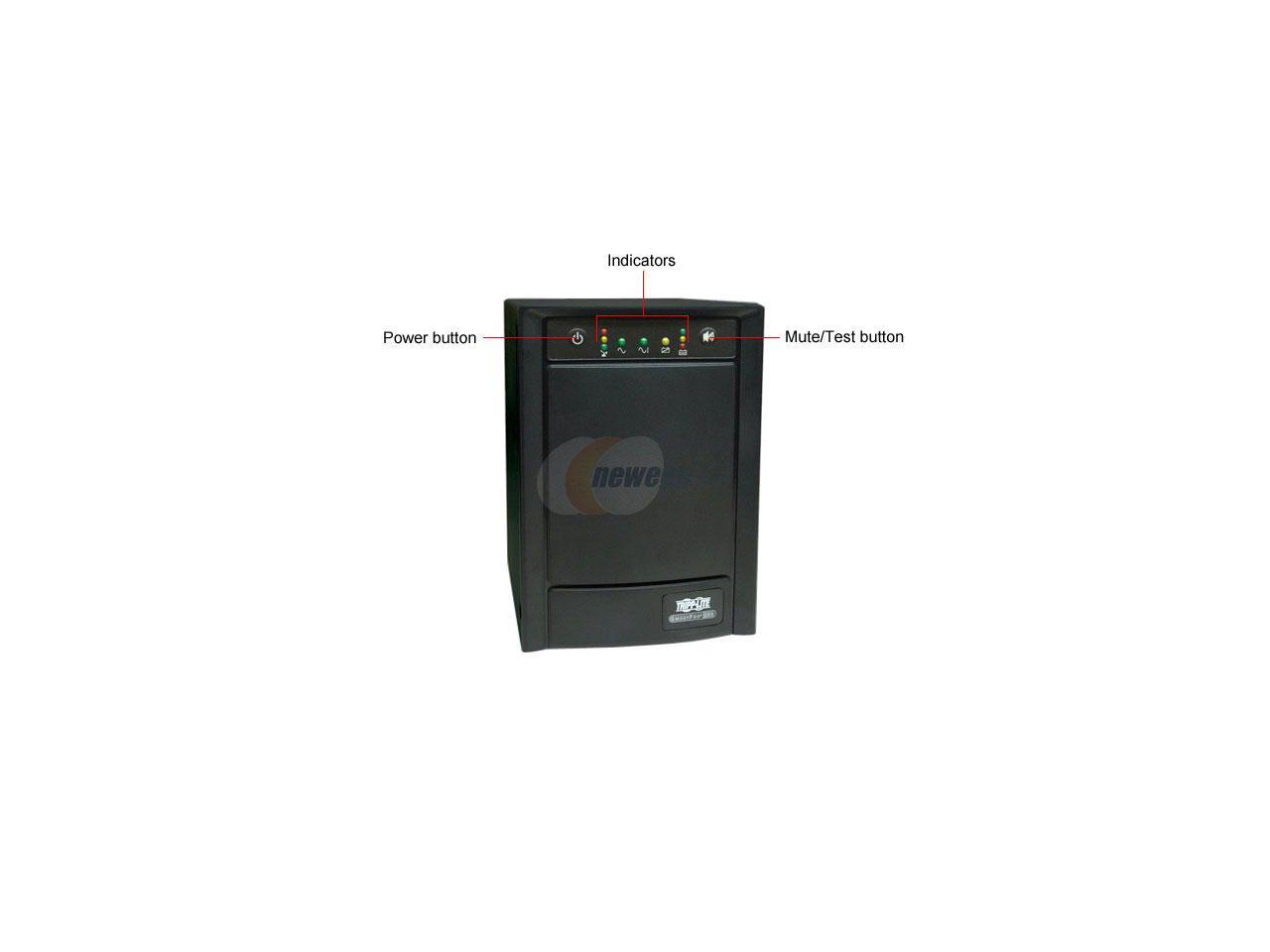 Tripp Lite SMART1050SLT Smart Pro 1050 VA 650 Watts Tower 8 x NEMA 5-15R Line Interactive UPS with SNMP Slot