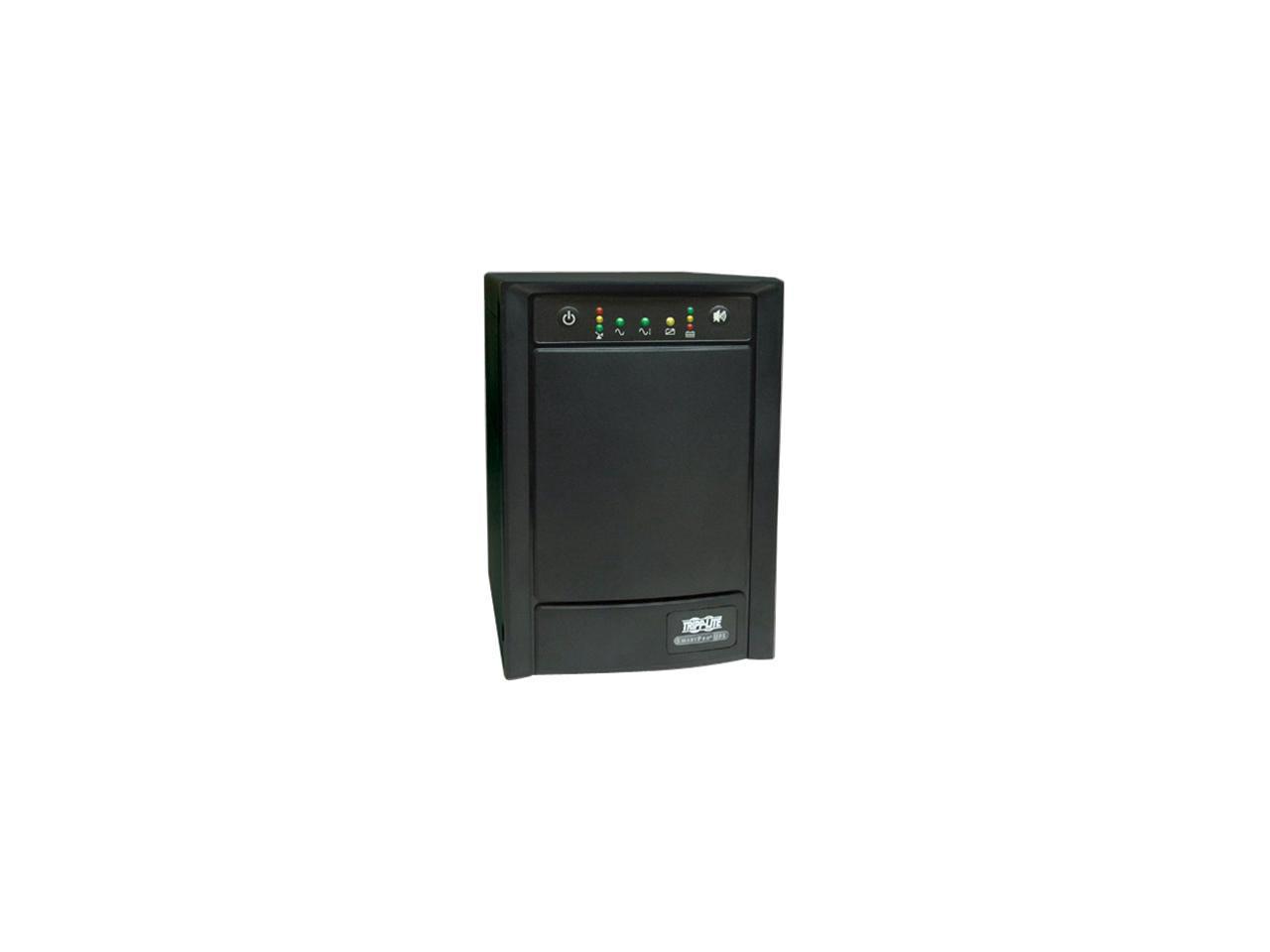 Tripp Lite SMART750SLT Smart Pro 750 VA 500 Watts 8 Outlets Tower Line Interactive UPS with SNMP Slot