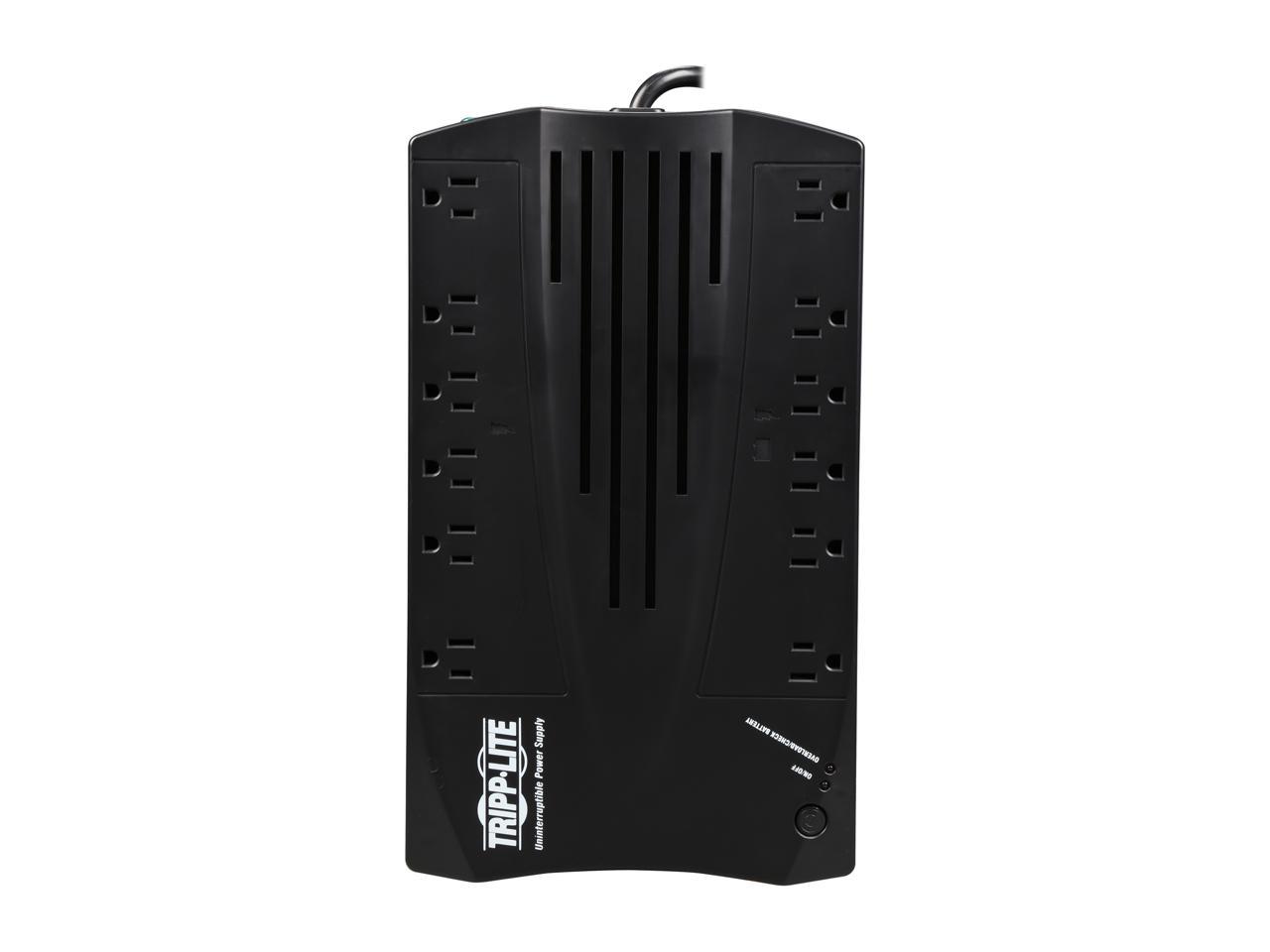 Tripp Lite AVR750U AVR Series 750 VA 450 Watts 12 Outlets Line Interactive UPS for PCs