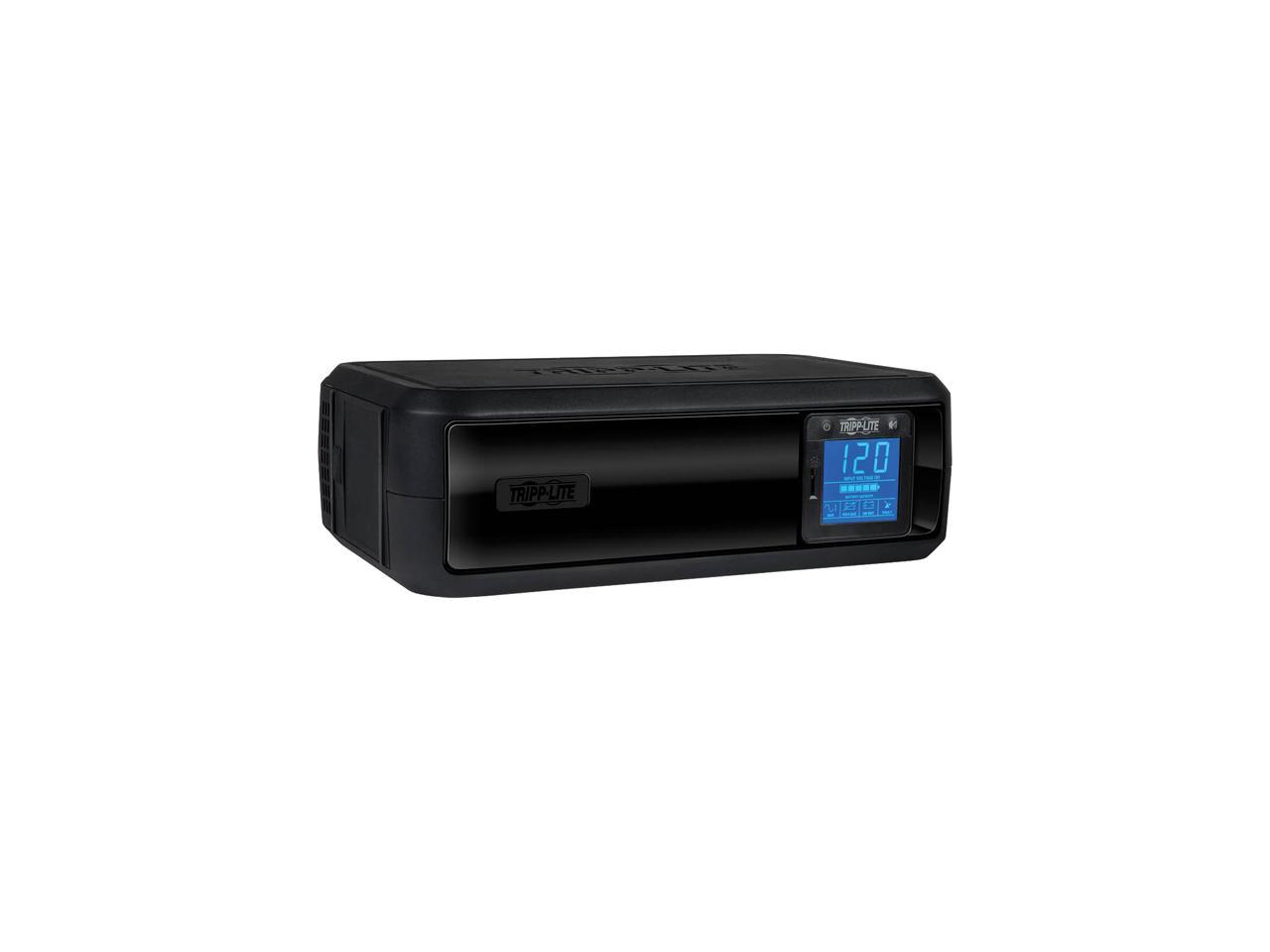 Tripp Lite OmniSmart LCD 120V 650 VA 350 Watts Line-Interactive UPS, Tower, LCD display, USB port (OMNI650LCD)