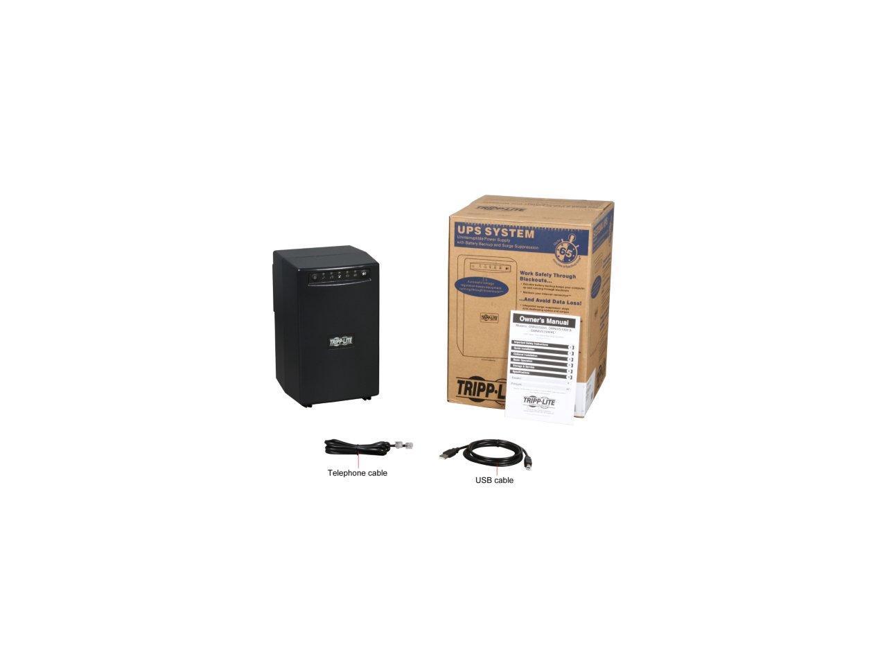 Tripp Lite OMNIVS1500 OMNI VS 1500 VA 940 Watts 8 Outlets Line Interactive Tower UPS