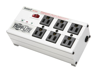 Tripp Lite ISOTEL6ULTRA 6ft. 6 Outlets 3330 Joules Isobar Surge Suppressor